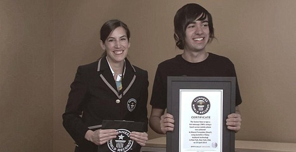 Marcel Fernandez, Records Guinness Marcel Fernandez, Records Guinness